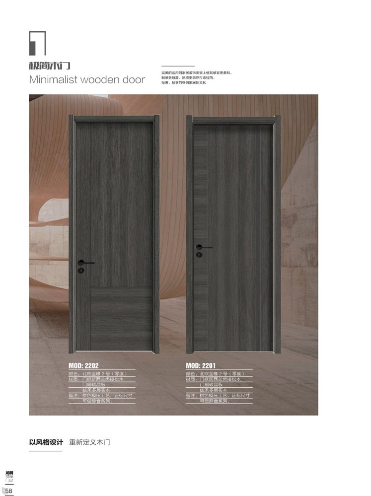 今年会干漆木门，今年会极简木门，今年会整屋门窗