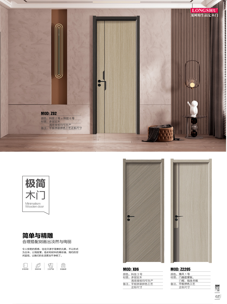 今年会干漆木门,今年会极简木门,今年会整屋门窗